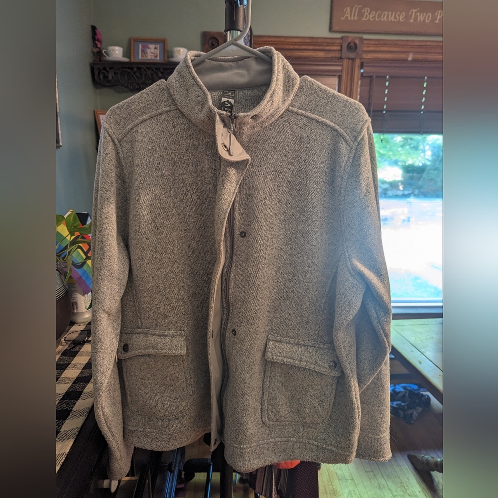 Storm Creek Grey Sweater 2X